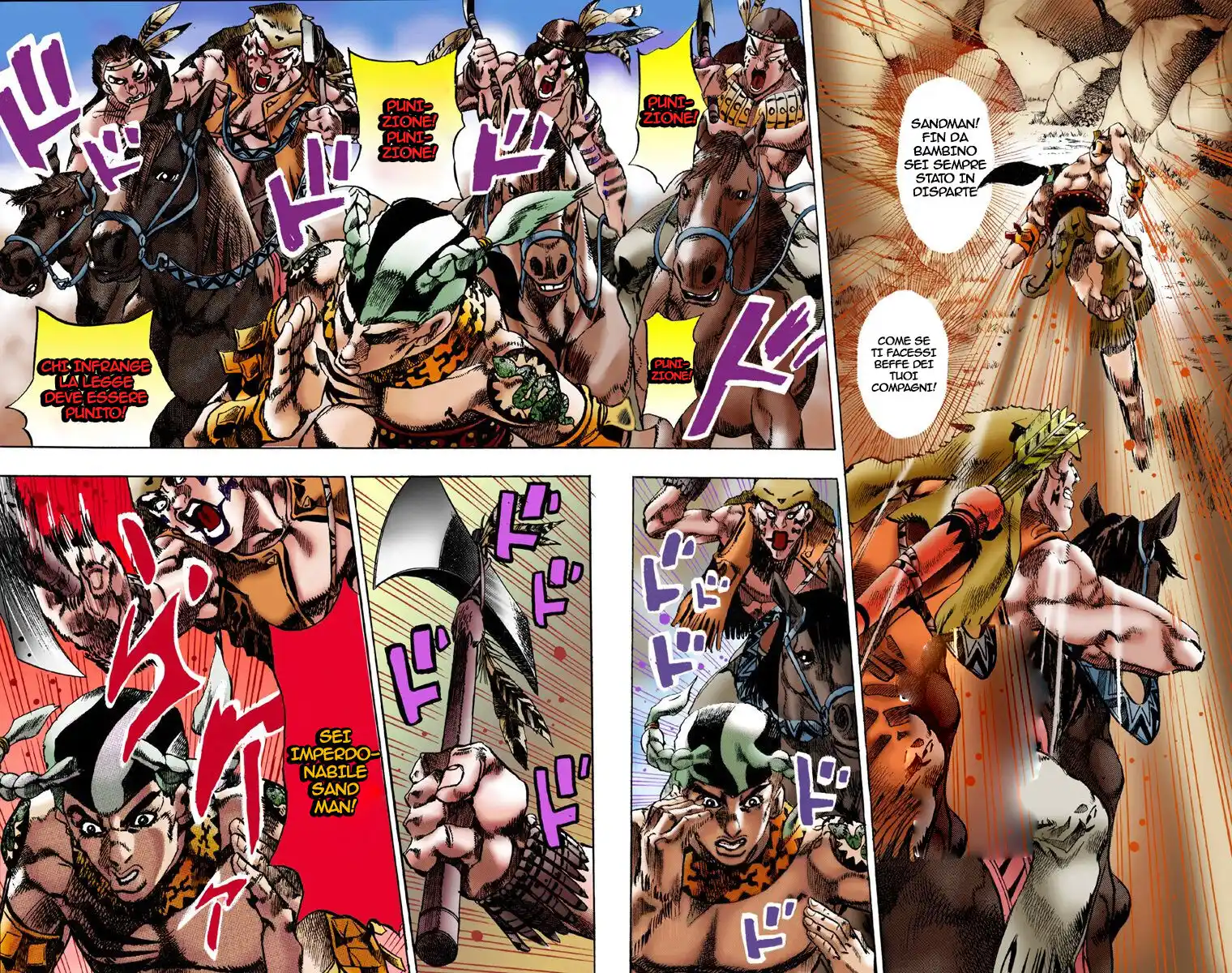 JoJo's Bizarre Adventure Part 7 - Steel Ball Run (Official Colored) Capitolo 01 page 6