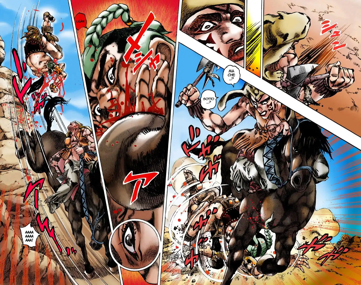 JoJo's Bizarre Adventure Part 7 - Steel Ball Run (Official Colored) Capitolo 01 page 7