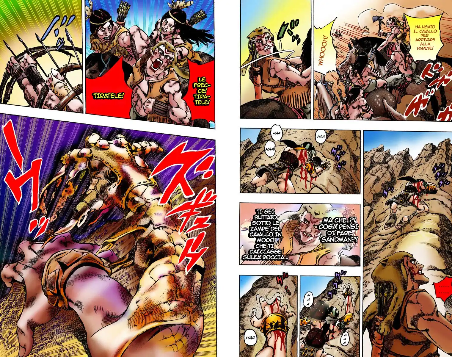 JoJo's Bizarre Adventure Part 7 - Steel Ball Run (Official Colored) Capitolo 01 page 8