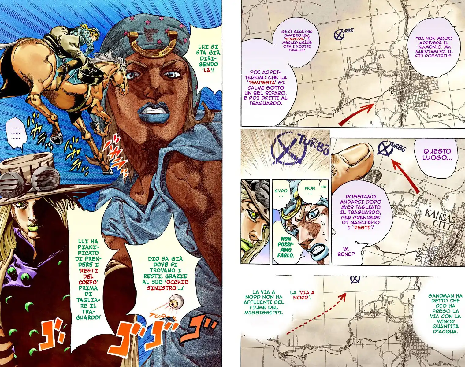 JoJo's Bizarre Adventure Part 7 - Steel Ball Run (Official Colored) Capitolo 36 page 10