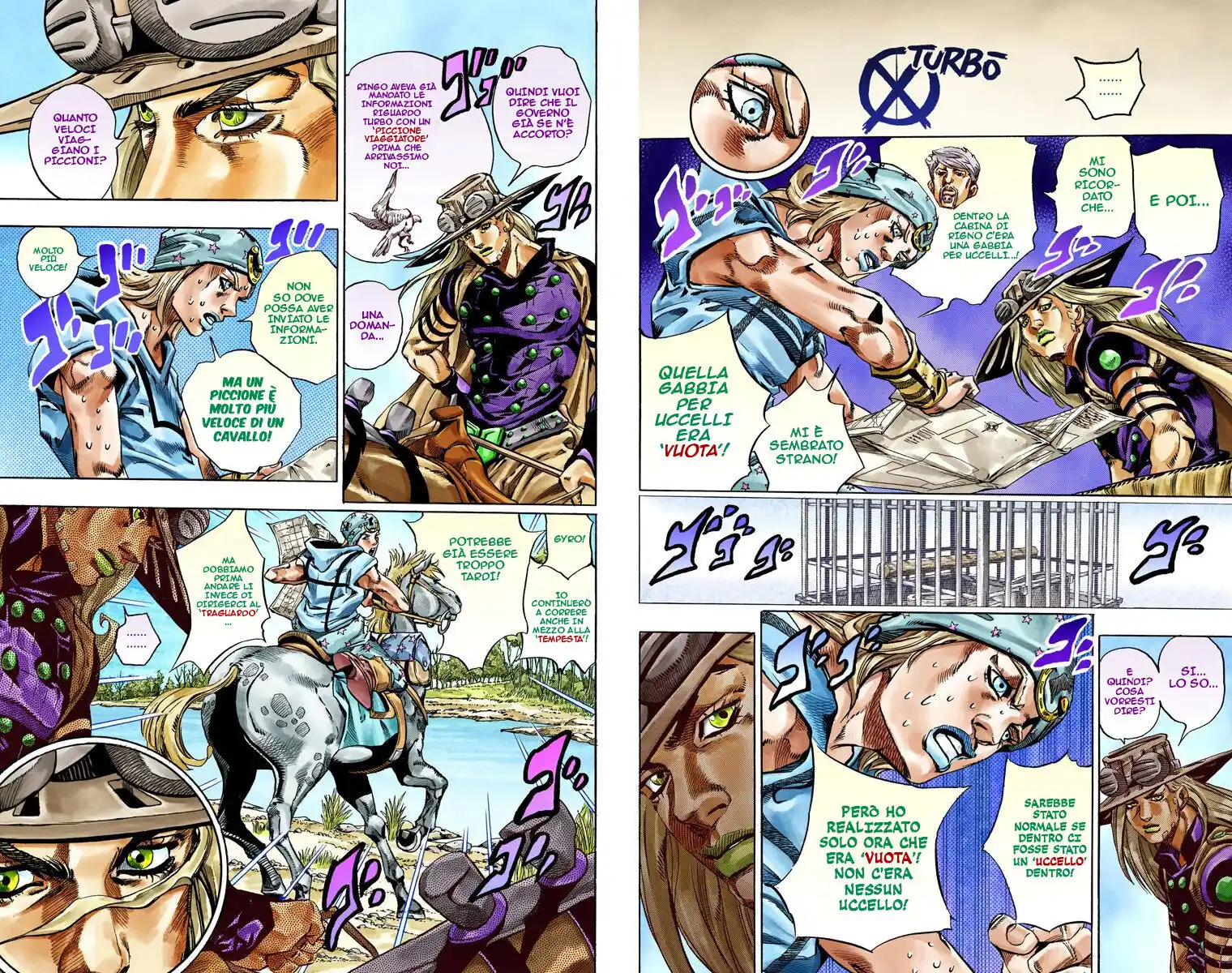 JoJo's Bizarre Adventure Part 7 - Steel Ball Run (Official Colored) Capitolo 36 page 11