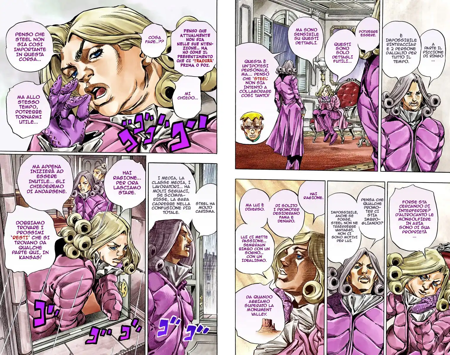 JoJo's Bizarre Adventure Part 7 - Steel Ball Run (Official Colored) Capitolo 36 page 13