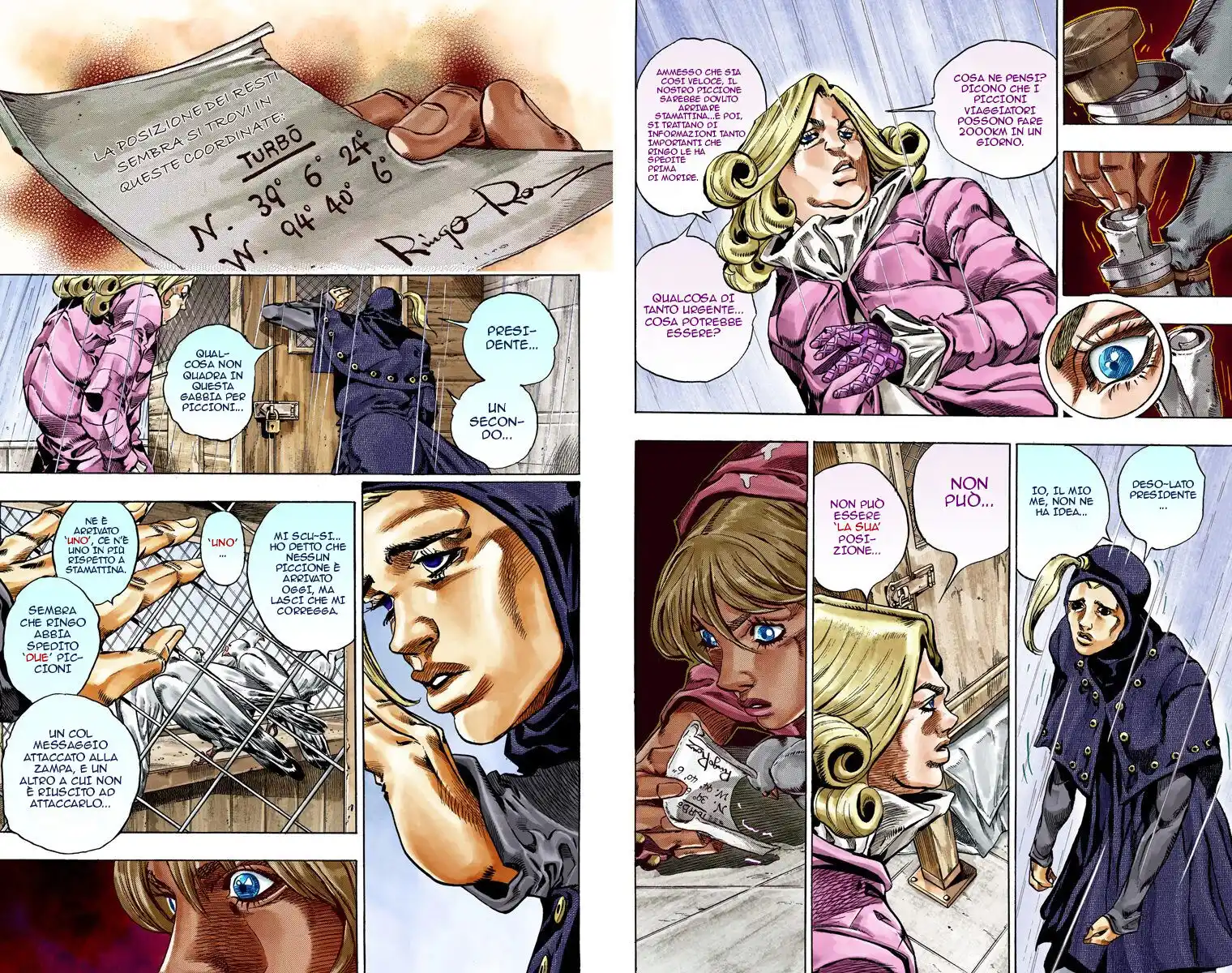 JoJo's Bizarre Adventure Part 7 - Steel Ball Run (Official Colored) Capitolo 36 page 22