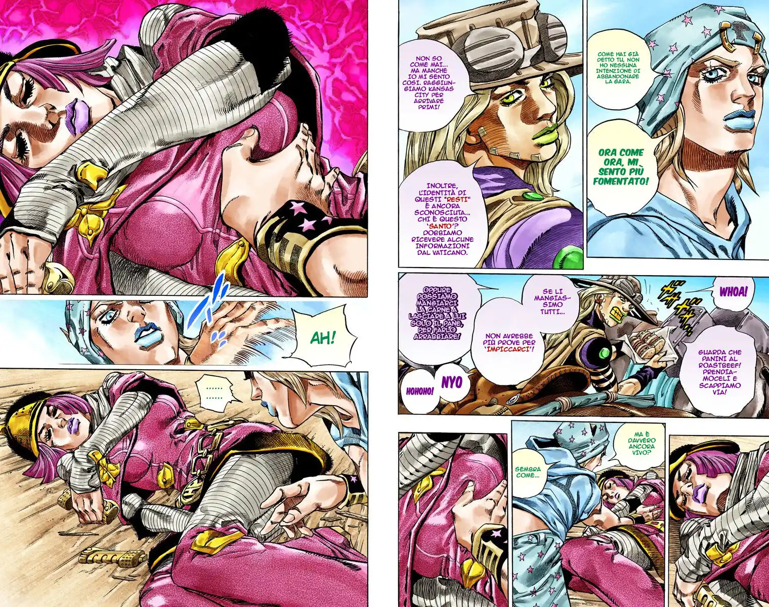 JoJo's Bizarre Adventure Part 7 - Steel Ball Run (Official Colored) Capitolo 36 page 6