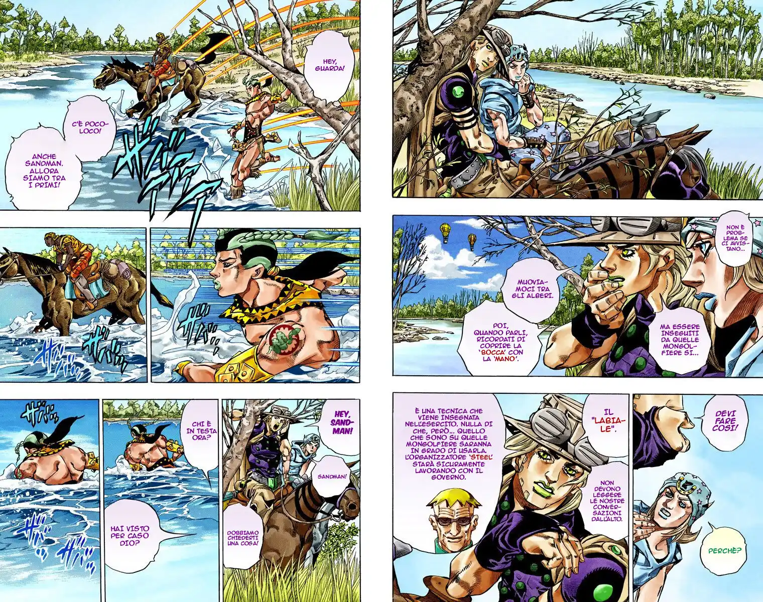 JoJo's Bizarre Adventure Part 7 - Steel Ball Run (Official Colored) Capitolo 36 page 8