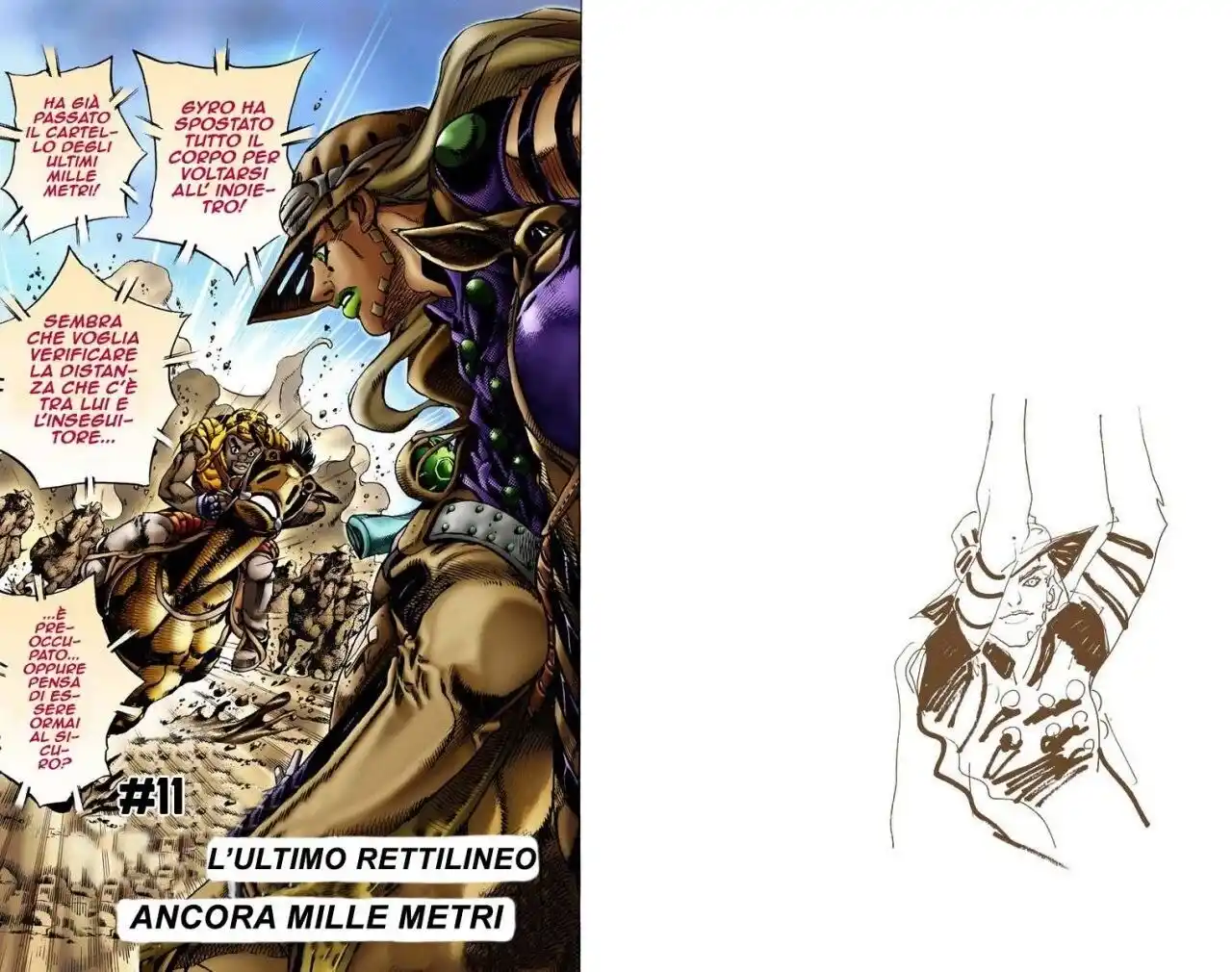 JoJo's Bizarre Adventure Part 7 - Steel Ball Run (Official Colored) Capitolo 11 page 1