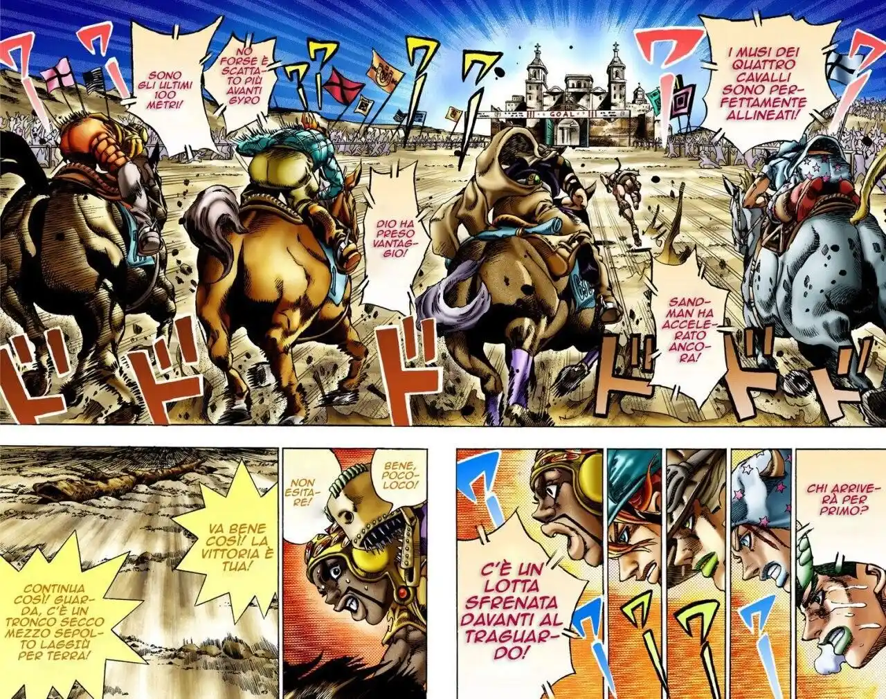 JoJo's Bizarre Adventure Part 7 - Steel Ball Run (Official Colored) Capitolo 11 page 12