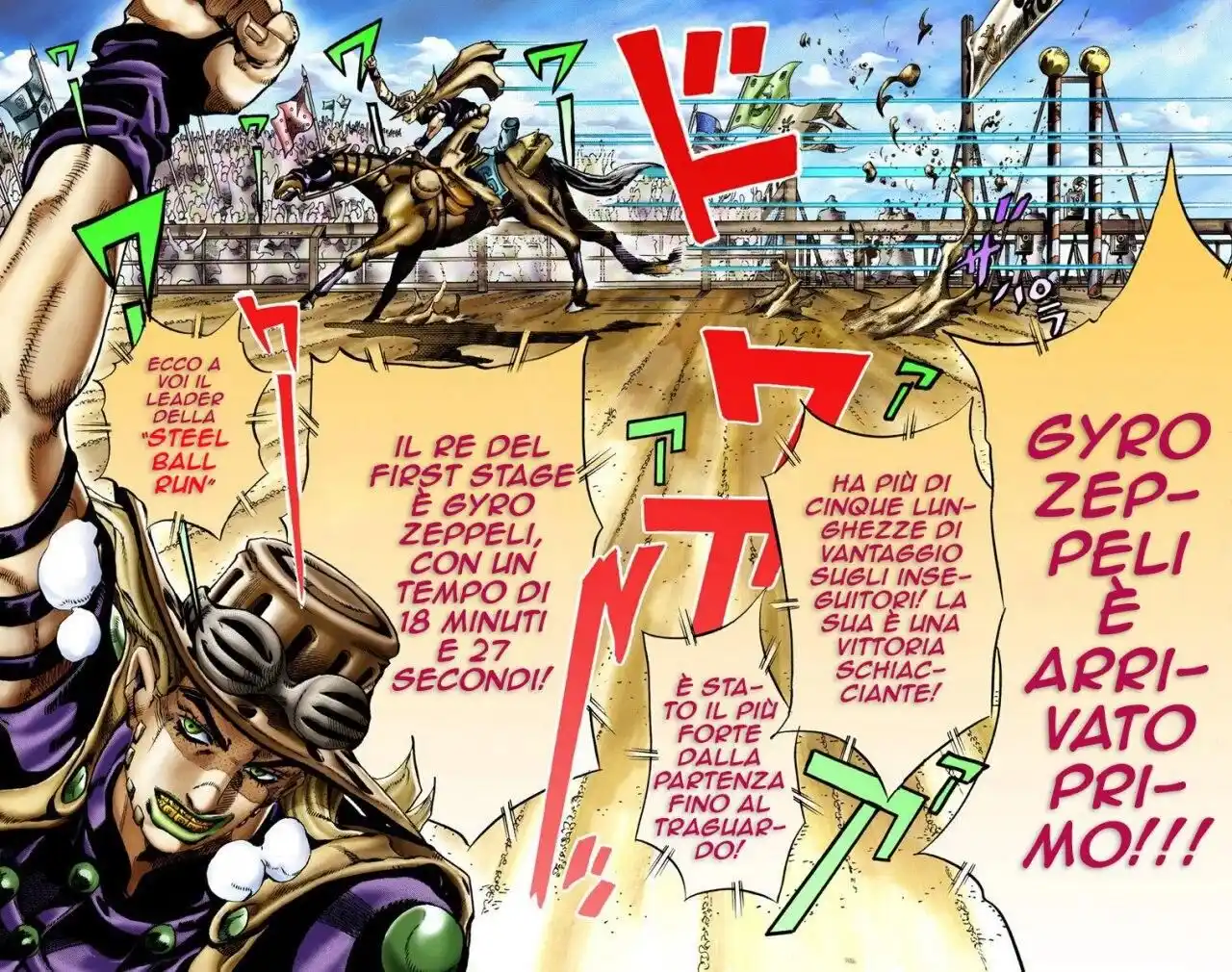 JoJo's Bizarre Adventure Part 7 - Steel Ball Run (Official Colored) Capitolo 11 page 16