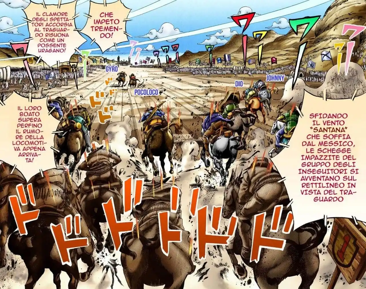 JoJo's Bizarre Adventure Part 7 - Steel Ball Run (Official Colored) Capitolo 11 page 2