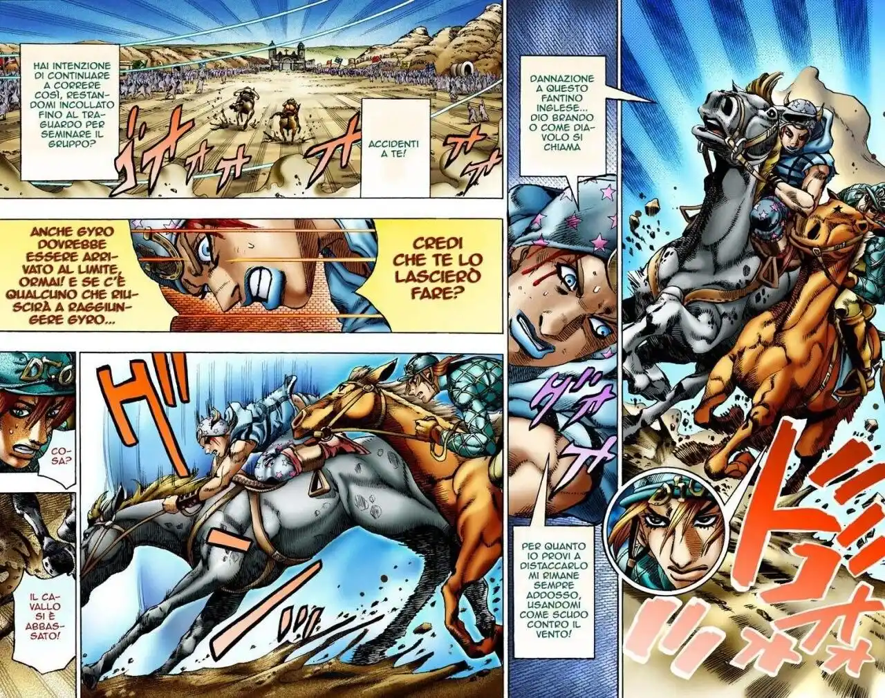 JoJo's Bizarre Adventure Part 7 - Steel Ball Run (Official Colored) Capitolo 11 page 3