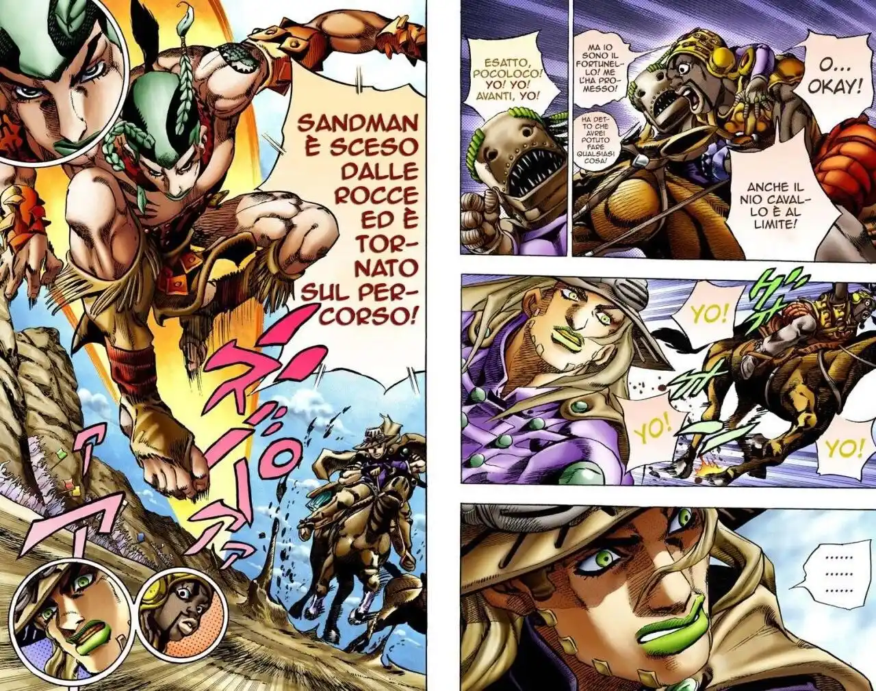 JoJo's Bizarre Adventure Part 7 - Steel Ball Run (Official Colored) Capitolo 11 page 7