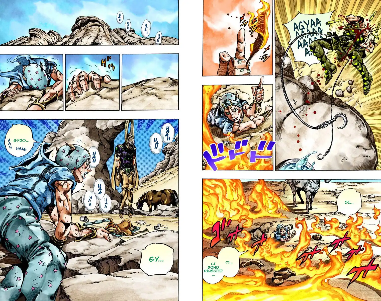 JoJo's Bizarre Adventure Part 7 - Steel Ball Run (Official Colored) Capitolo 27 page 13