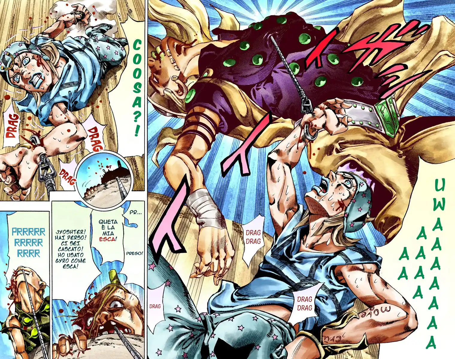 JoJo's Bizarre Adventure Part 7 - Steel Ball Run (Official Colored) Capitolo 27 page 15