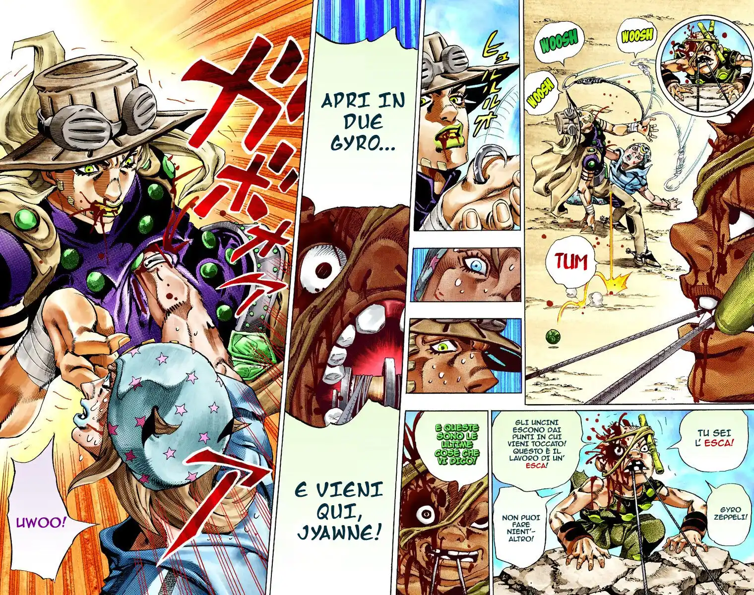 JoJo's Bizarre Adventure Part 7 - Steel Ball Run (Official Colored) Capitolo 27 page 21