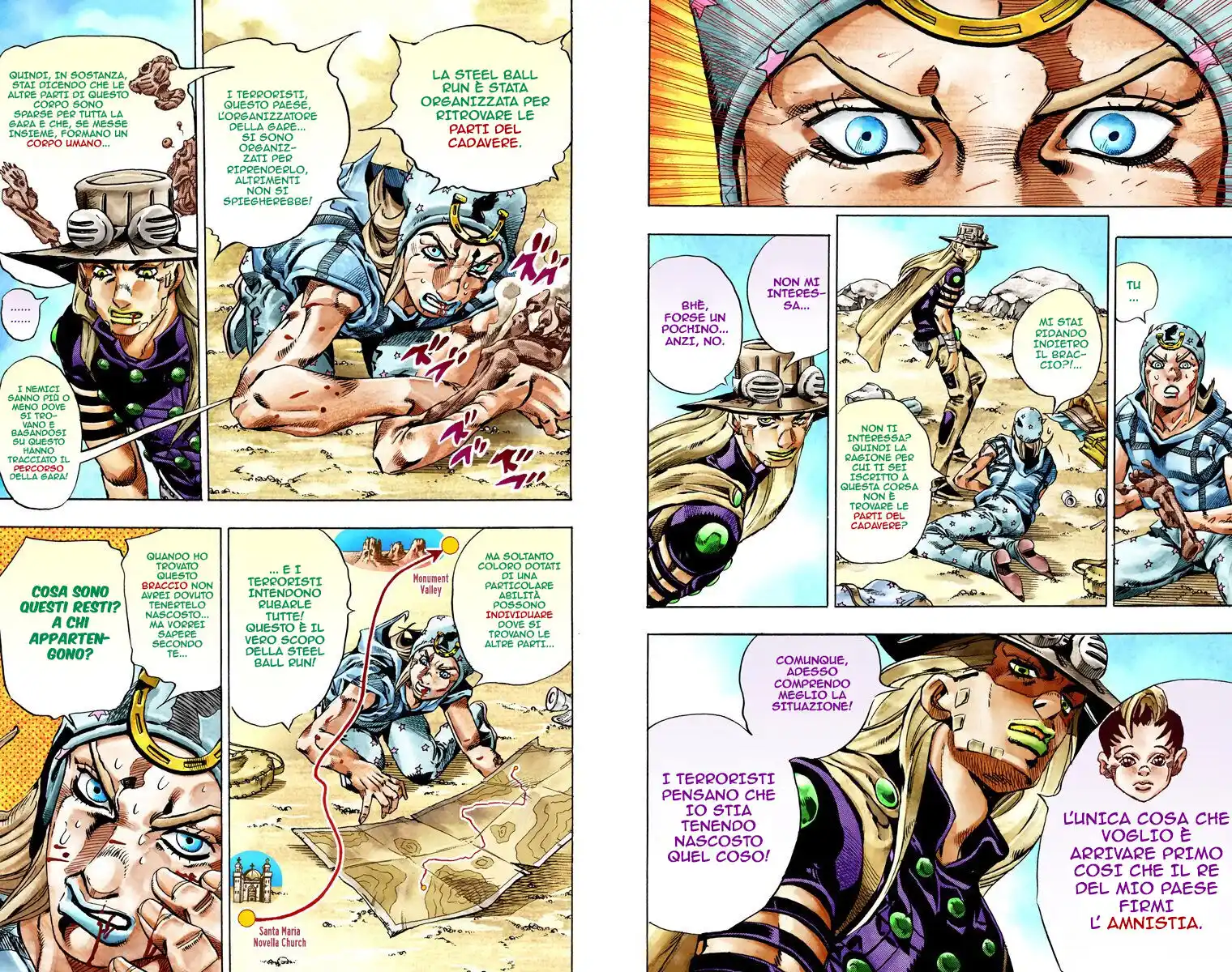 JoJo's Bizarre Adventure Part 7 - Steel Ball Run (Official Colored) Capitolo 27 page 27