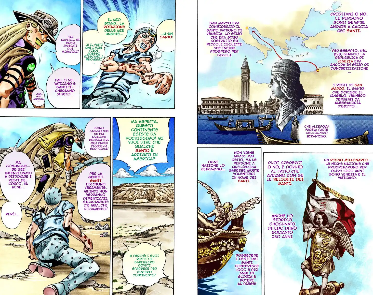 JoJo's Bizarre Adventure Part 7 - Steel Ball Run (Official Colored) Capitolo 27 page 30