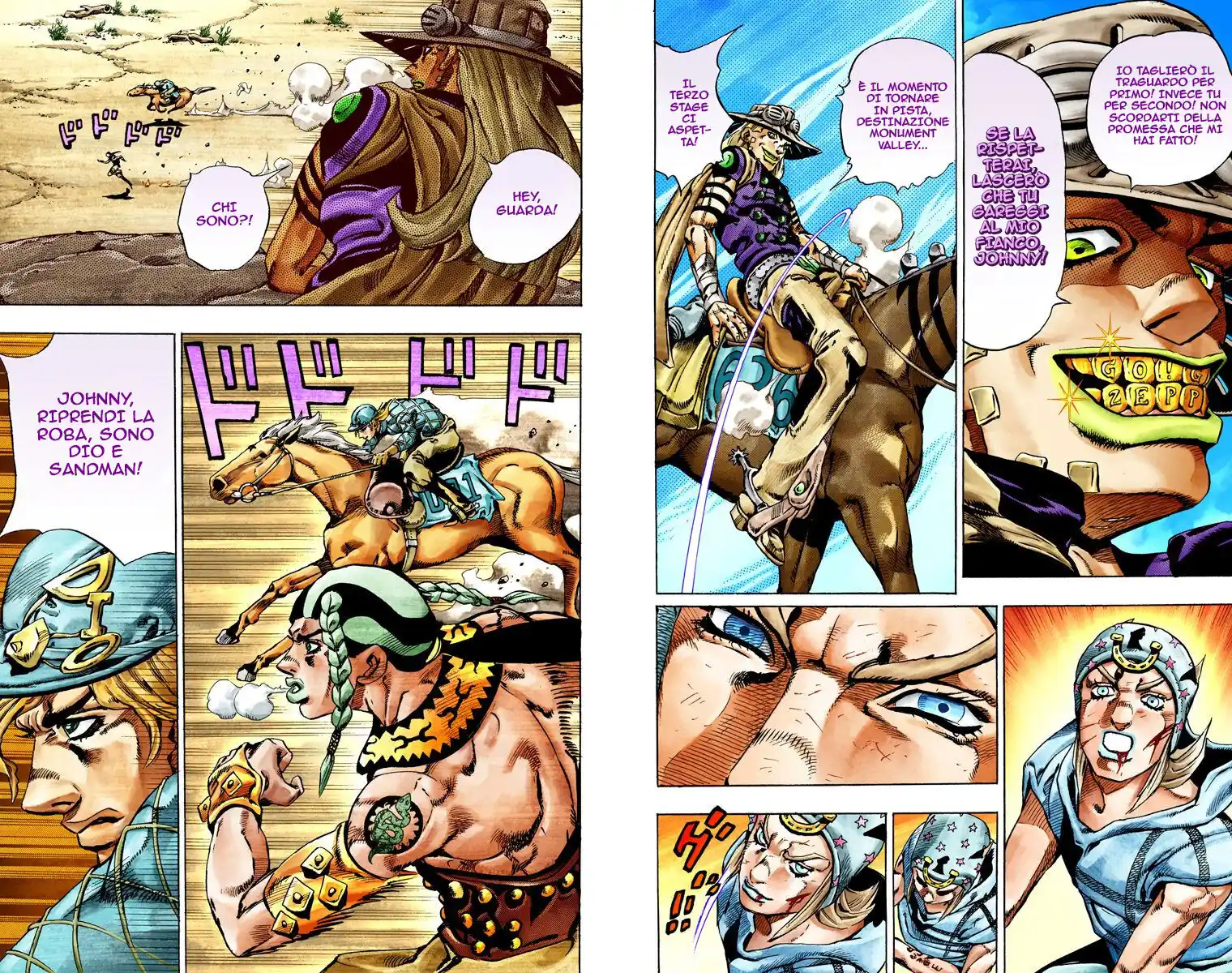 JoJo's Bizarre Adventure Part 7 - Steel Ball Run (Official Colored) Capitolo 27 page 31