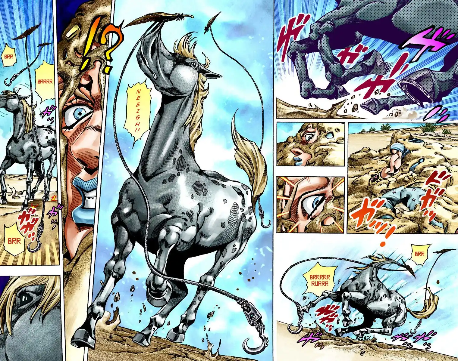 JoJo's Bizarre Adventure Part 7 - Steel Ball Run (Official Colored) Capitolo 27 page 6