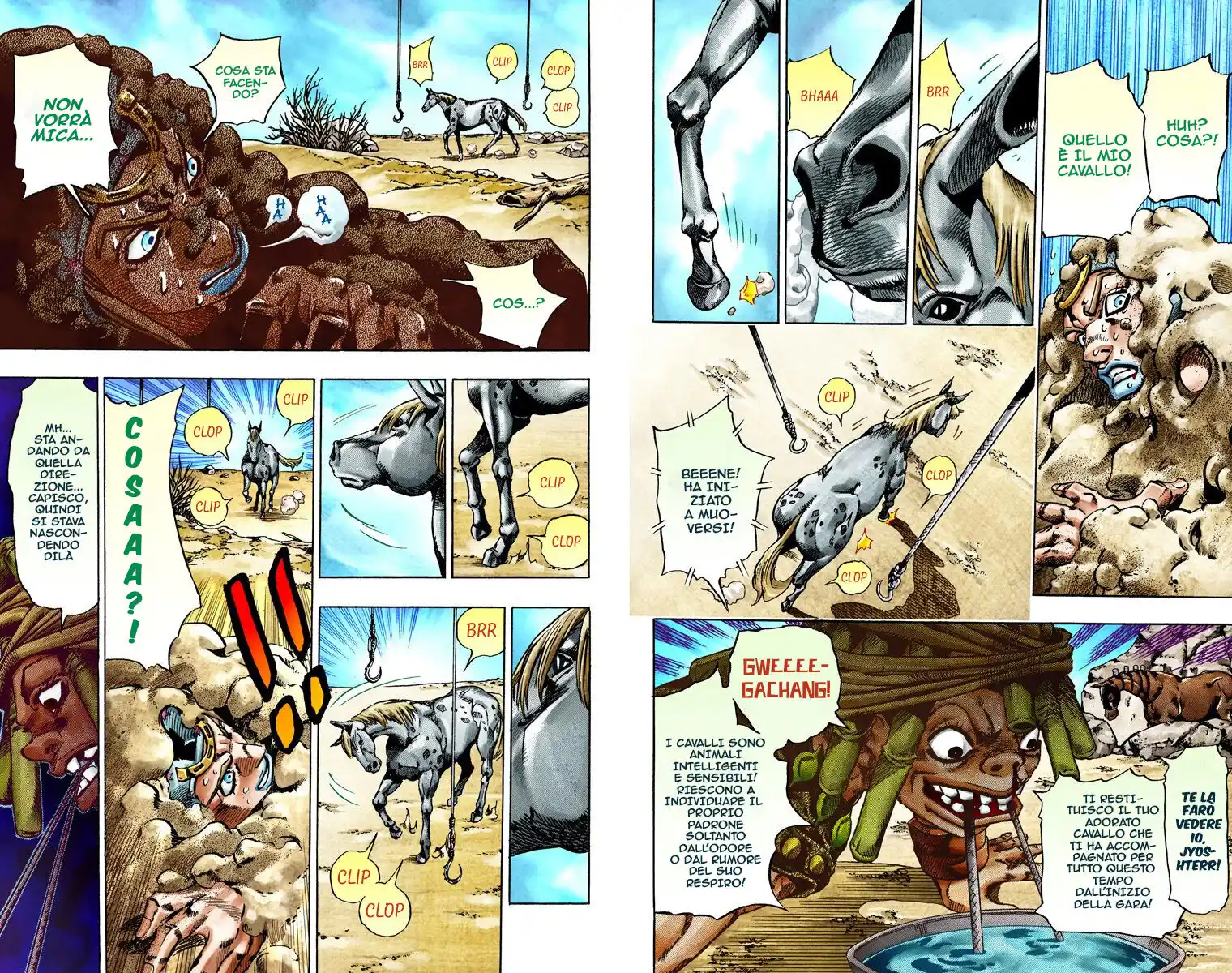 JoJo's Bizarre Adventure Part 7 - Steel Ball Run (Official Colored) Capitolo 27 page 7