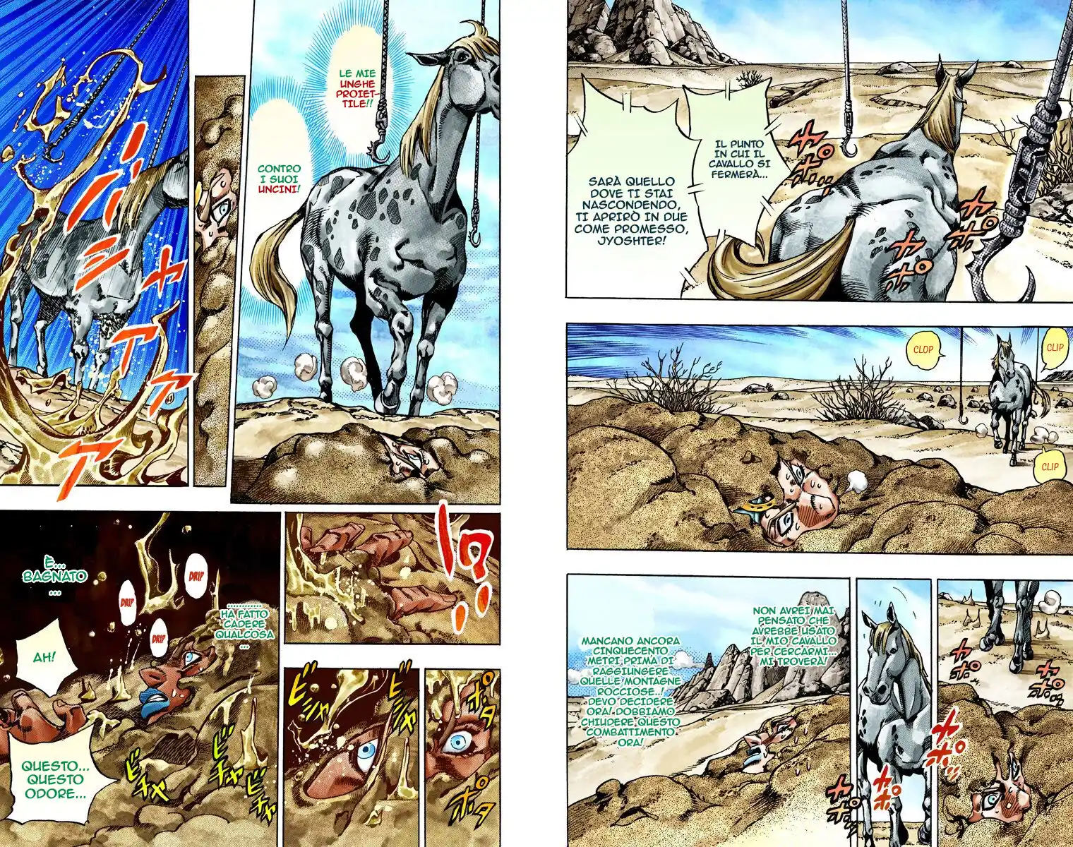 JoJo's Bizarre Adventure Part 7 - Steel Ball Run (Official Colored) Capitolo 27 page 8