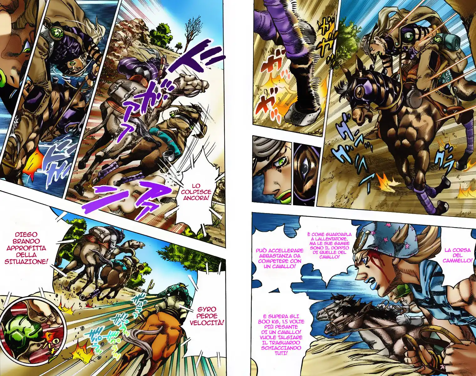 JoJo's Bizarre Adventure Part 7 - Steel Ball Run (Official Colored) Capitolo 05 page 10