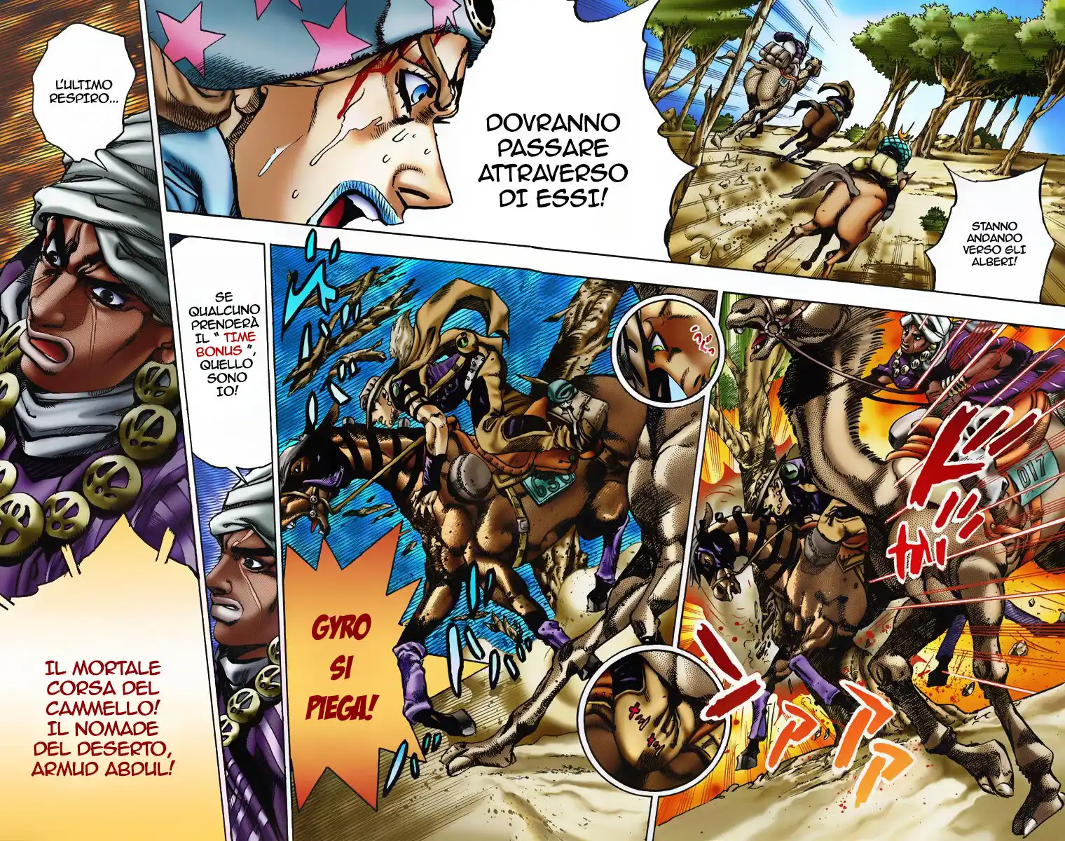 JoJo's Bizarre Adventure Part 7 - Steel Ball Run (Official Colored) Capitolo 05 page 12