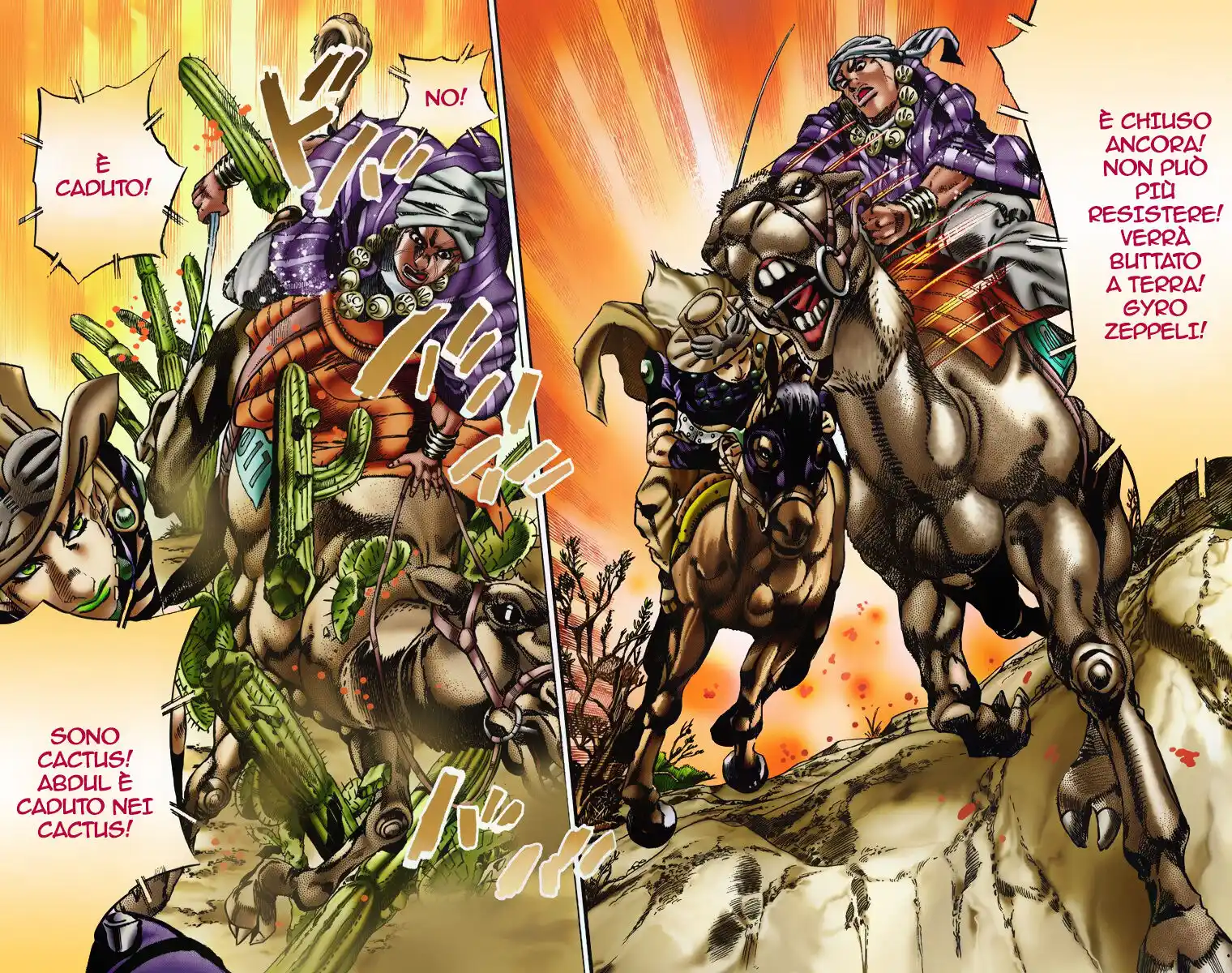 JoJo's Bizarre Adventure Part 7 - Steel Ball Run (Official Colored) Capitolo 05 page 13