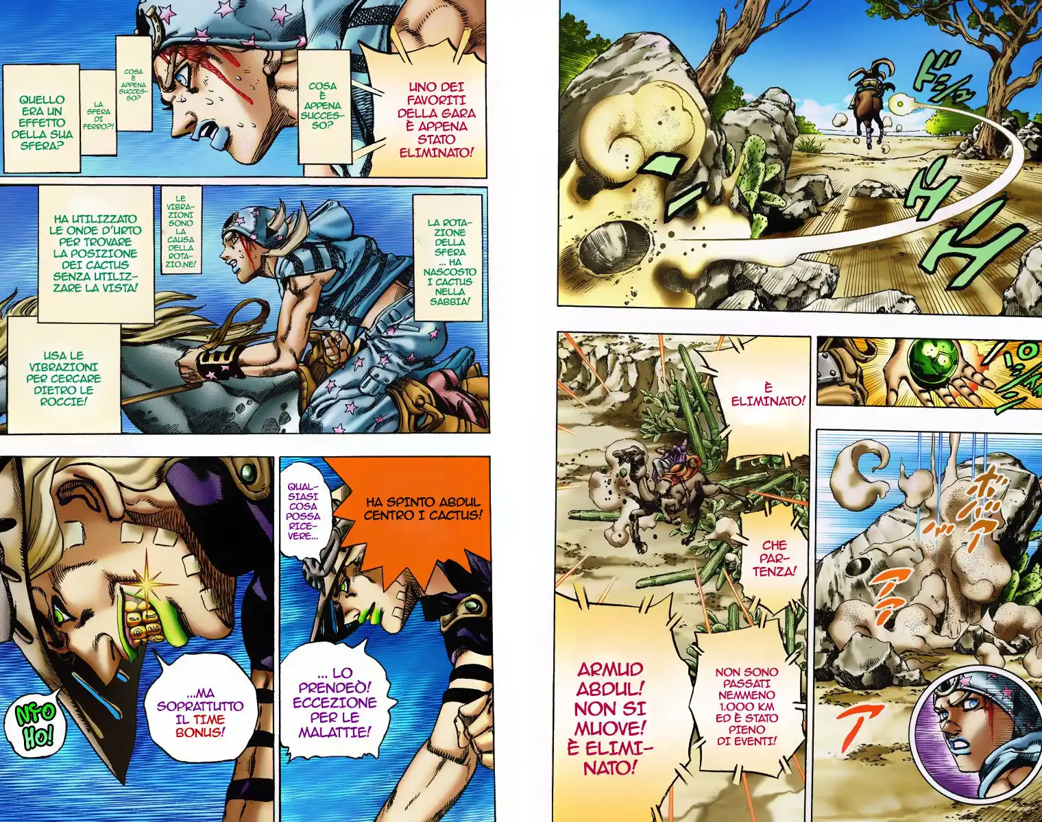 JoJo's Bizarre Adventure Part 7 - Steel Ball Run (Official Colored) Capitolo 05 page 16