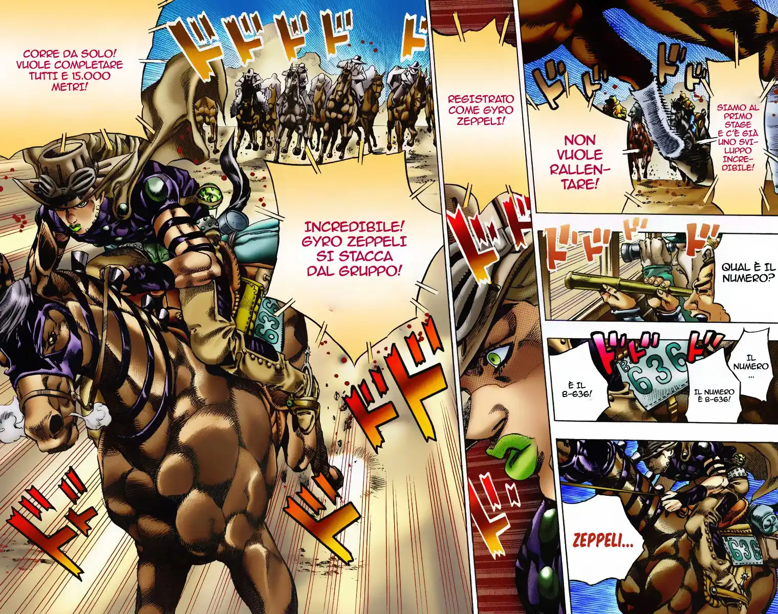 JoJo's Bizarre Adventure Part 7 - Steel Ball Run (Official Colored) Capitolo 05 page 5