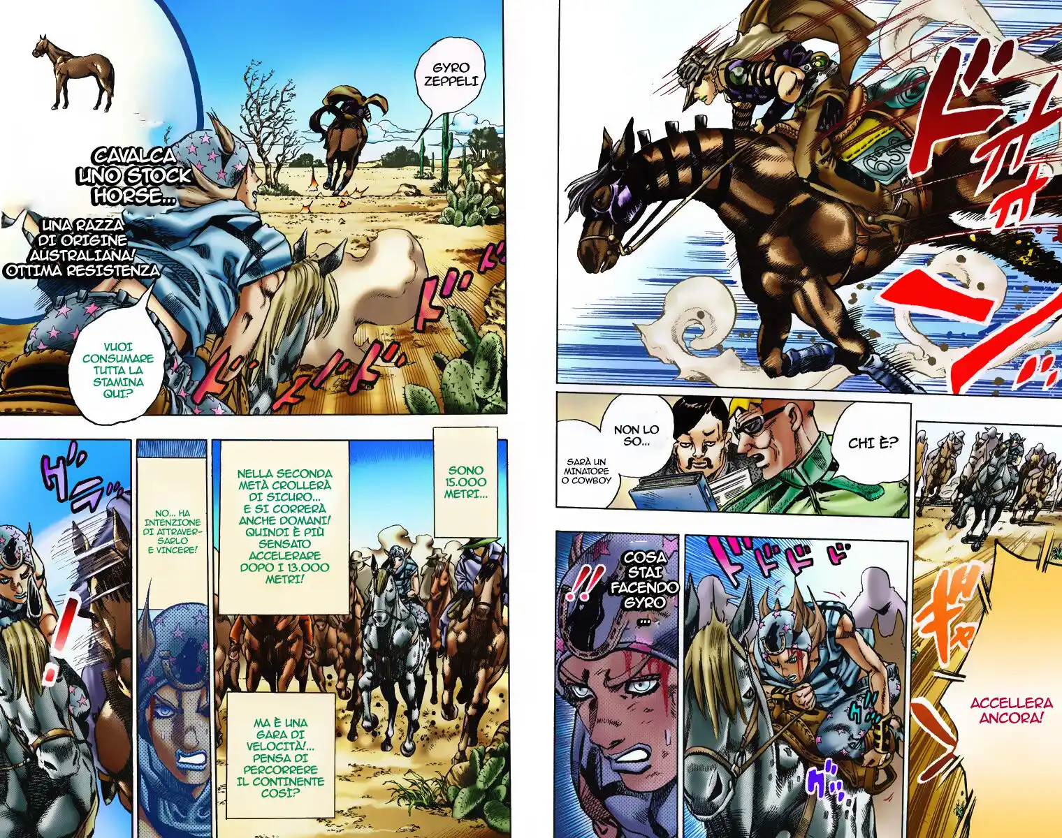 JoJo's Bizarre Adventure Part 7 - Steel Ball Run (Official Colored) Capitolo 05 page 6