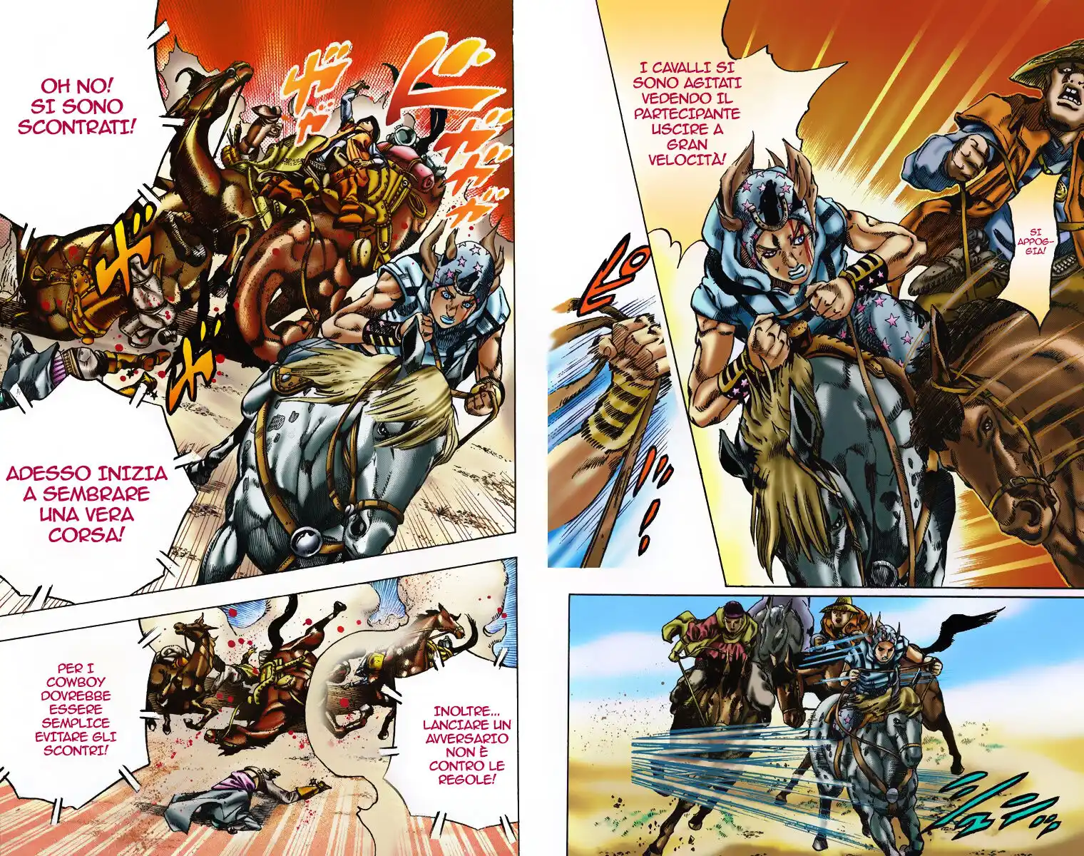 JoJo's Bizarre Adventure Part 7 - Steel Ball Run (Official Colored) Capitolo 05 page 7