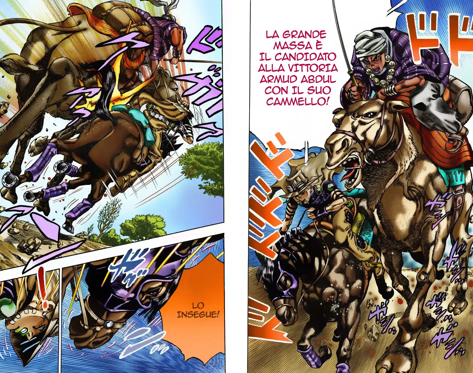 JoJo's Bizarre Adventure Part 7 - Steel Ball Run (Official Colored) Capitolo 05 page 9