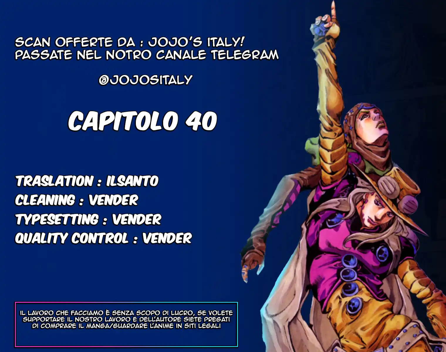 JoJo's Bizarre Adventure Part 7 - Steel Ball Run (Official Colored) Capitolo 40 page 1