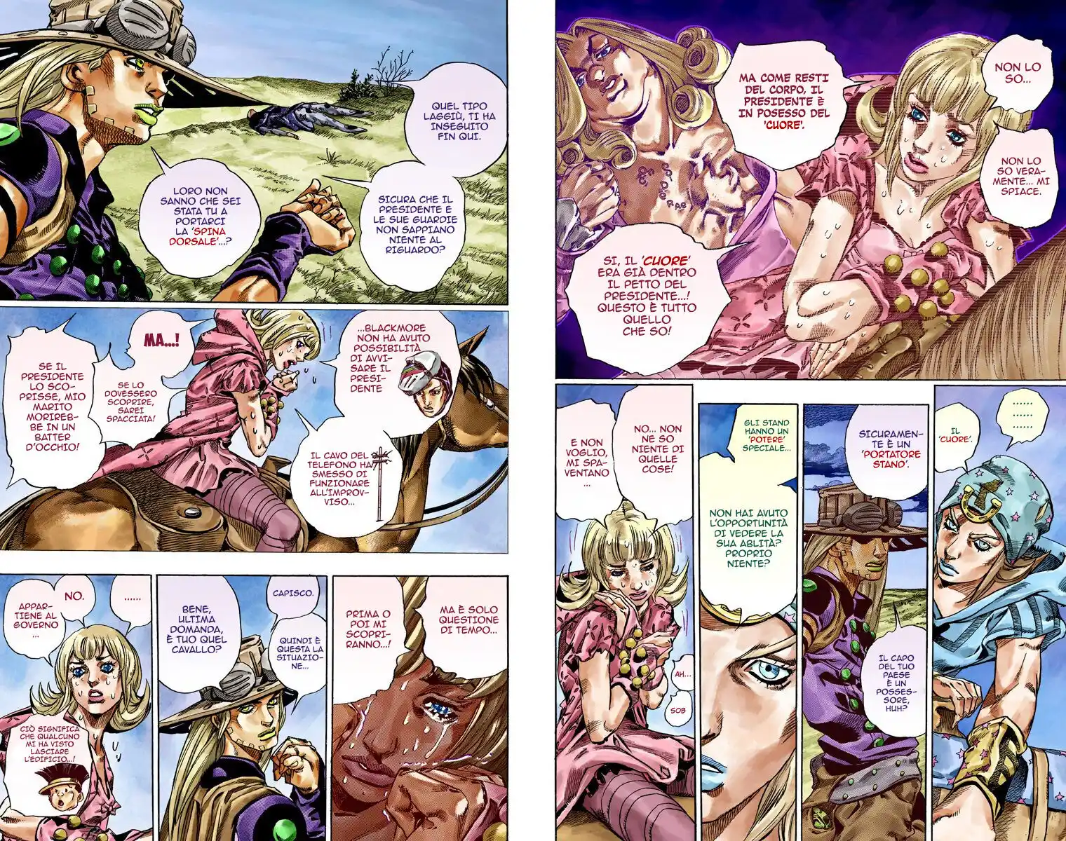 JoJo's Bizarre Adventure Part 7 - Steel Ball Run (Official Colored) Capitolo 40 page 15