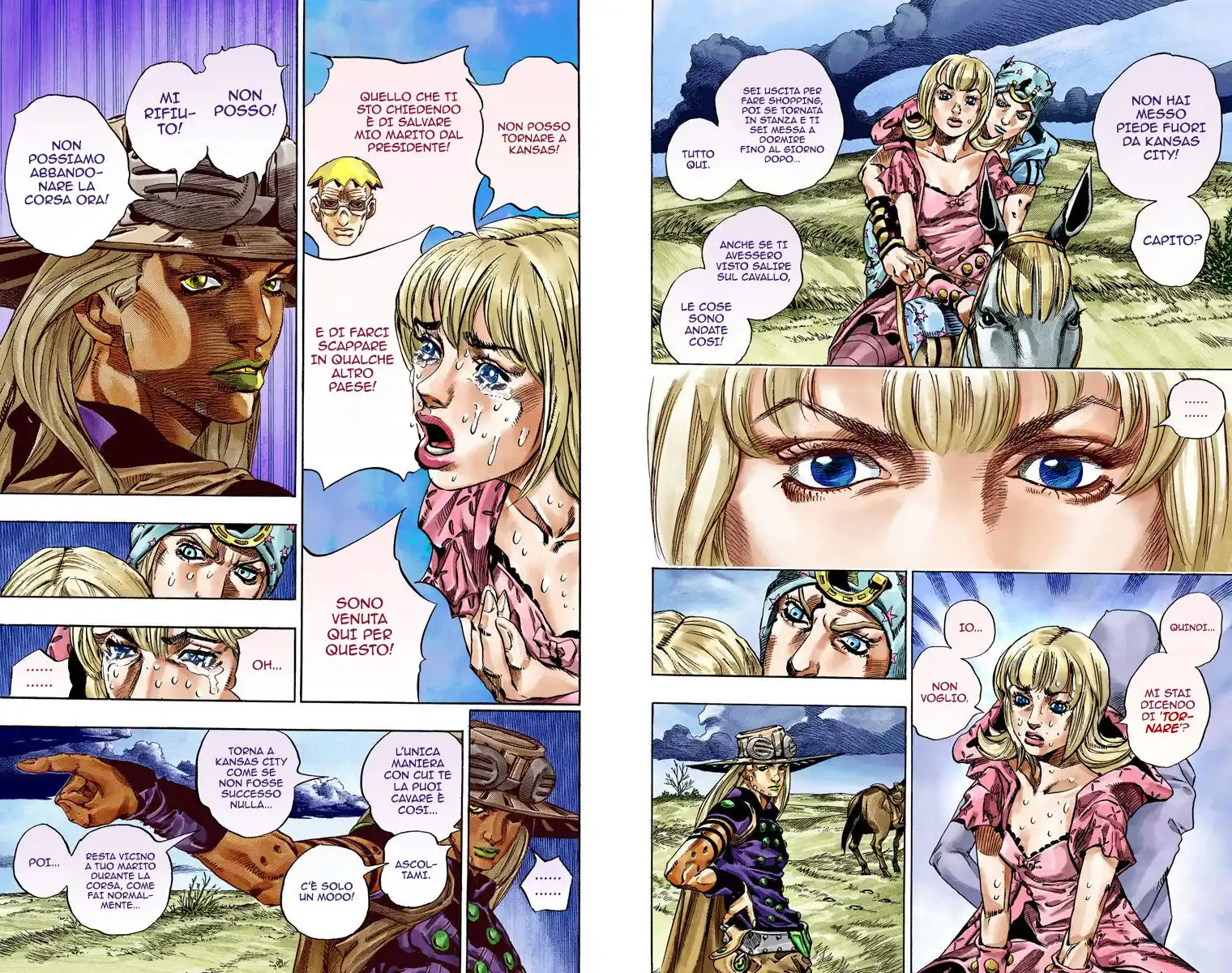 JoJo's Bizarre Adventure Part 7 - Steel Ball Run (Official Colored) Capitolo 40 page 17