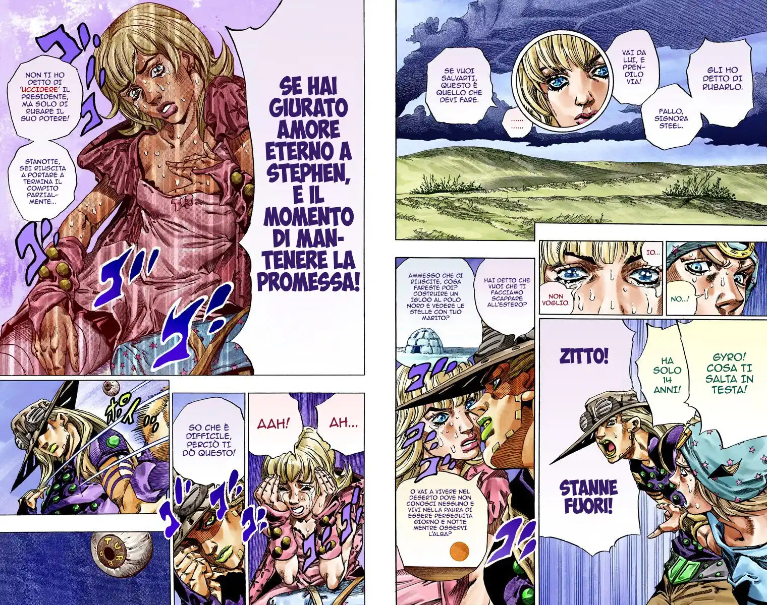 JoJo's Bizarre Adventure Part 7 - Steel Ball Run (Official Colored) Capitolo 40 page 19