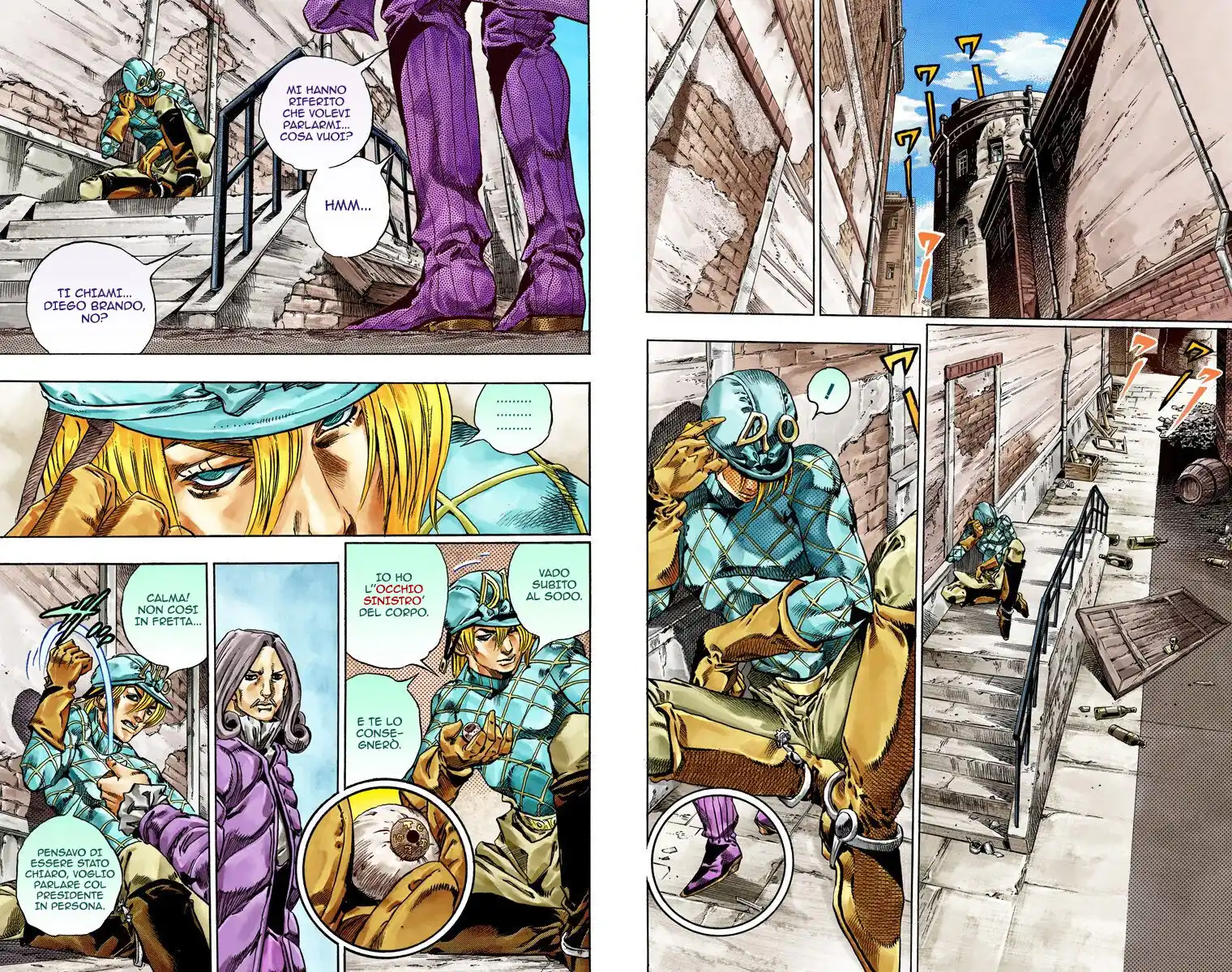 JoJo's Bizarre Adventure Part 7 - Steel Ball Run (Official Colored) Capitolo 40 page 22