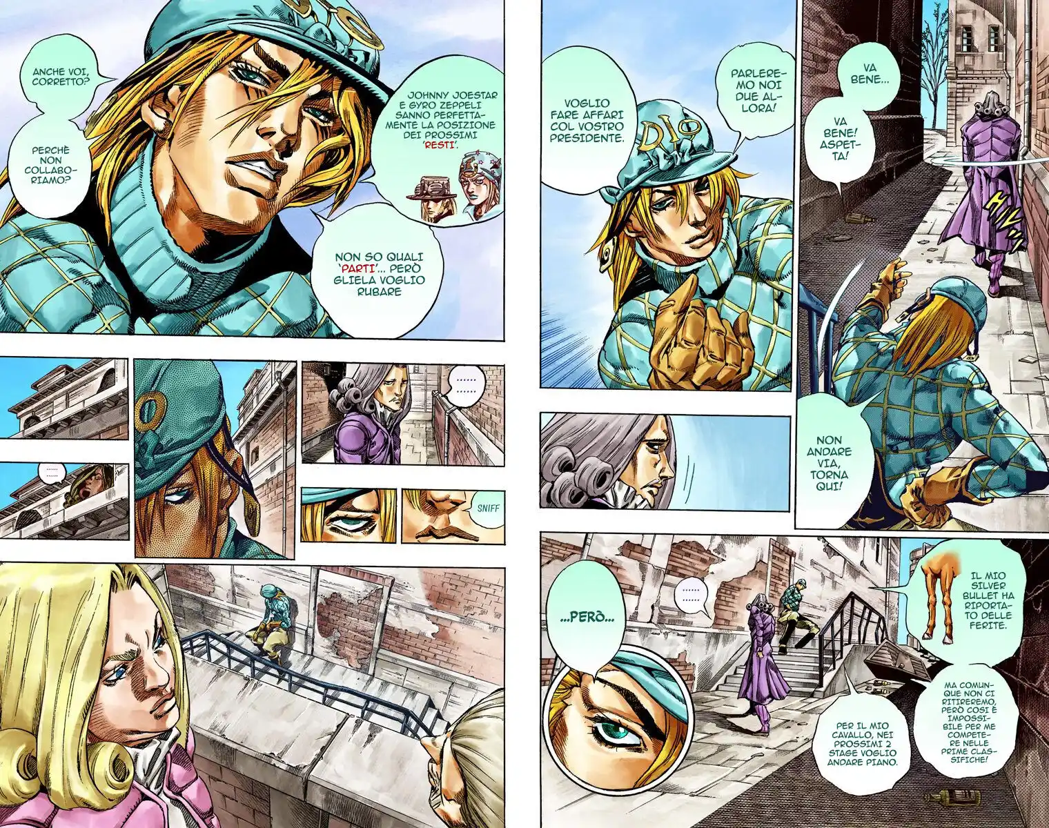 JoJo's Bizarre Adventure Part 7 - Steel Ball Run (Official Colored) Capitolo 40 page 23