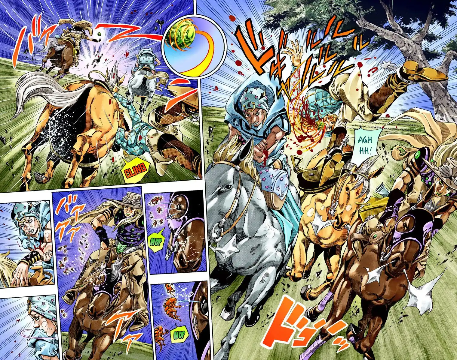 JoJo's Bizarre Adventure Part 7 - Steel Ball Run (Official Colored) Capitolo 39 page 12