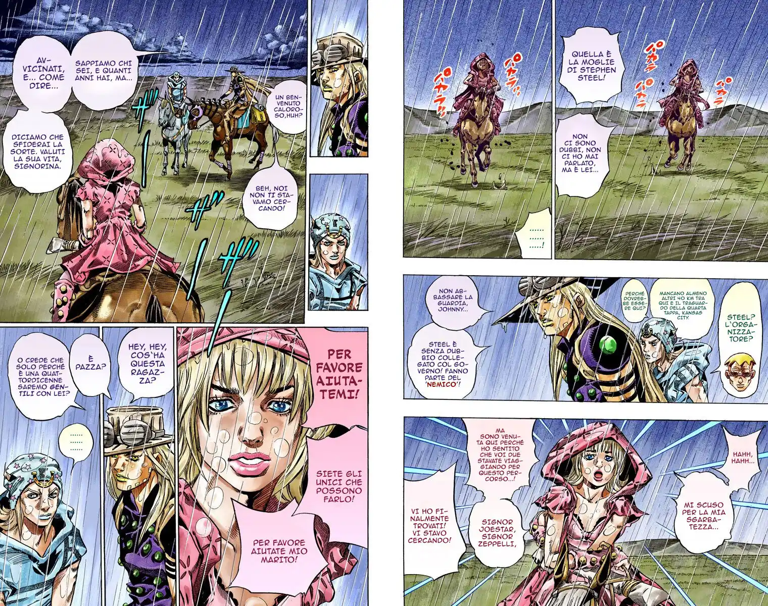 JoJo's Bizarre Adventure Part 7 - Steel Ball Run (Official Colored) Capitolo 39 page 16