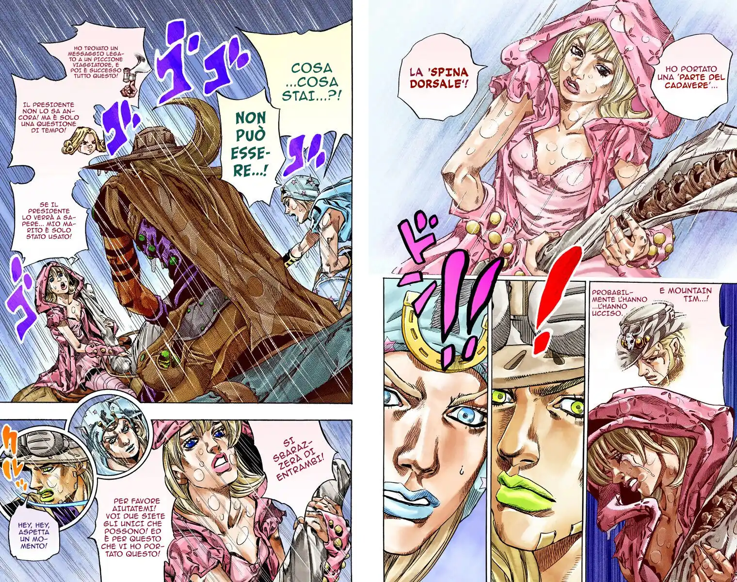 JoJo's Bizarre Adventure Part 7 - Steel Ball Run (Official Colored) Capitolo 39 page 17