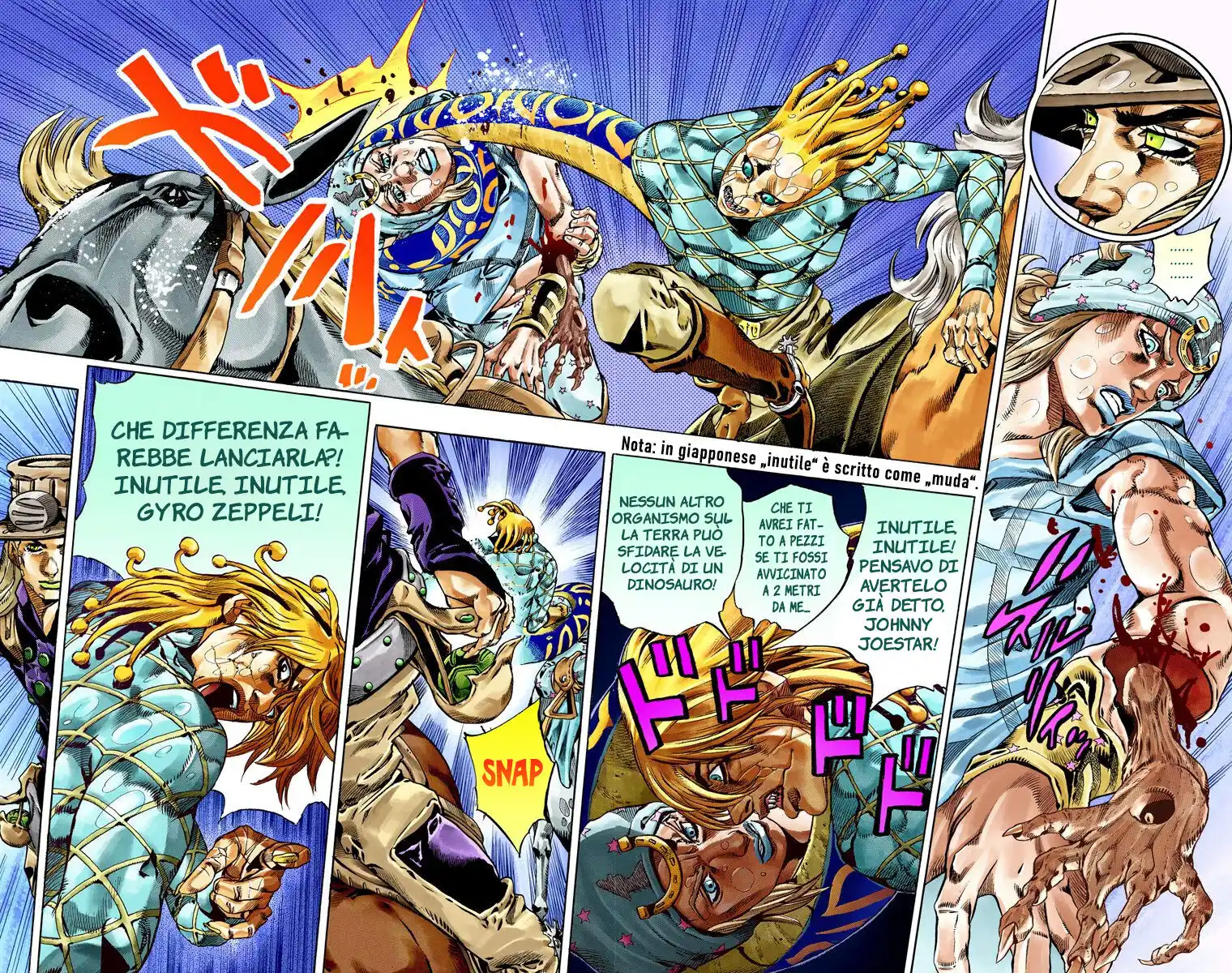 JoJo's Bizarre Adventure Part 7 - Steel Ball Run (Official Colored) Capitolo 39 page 9