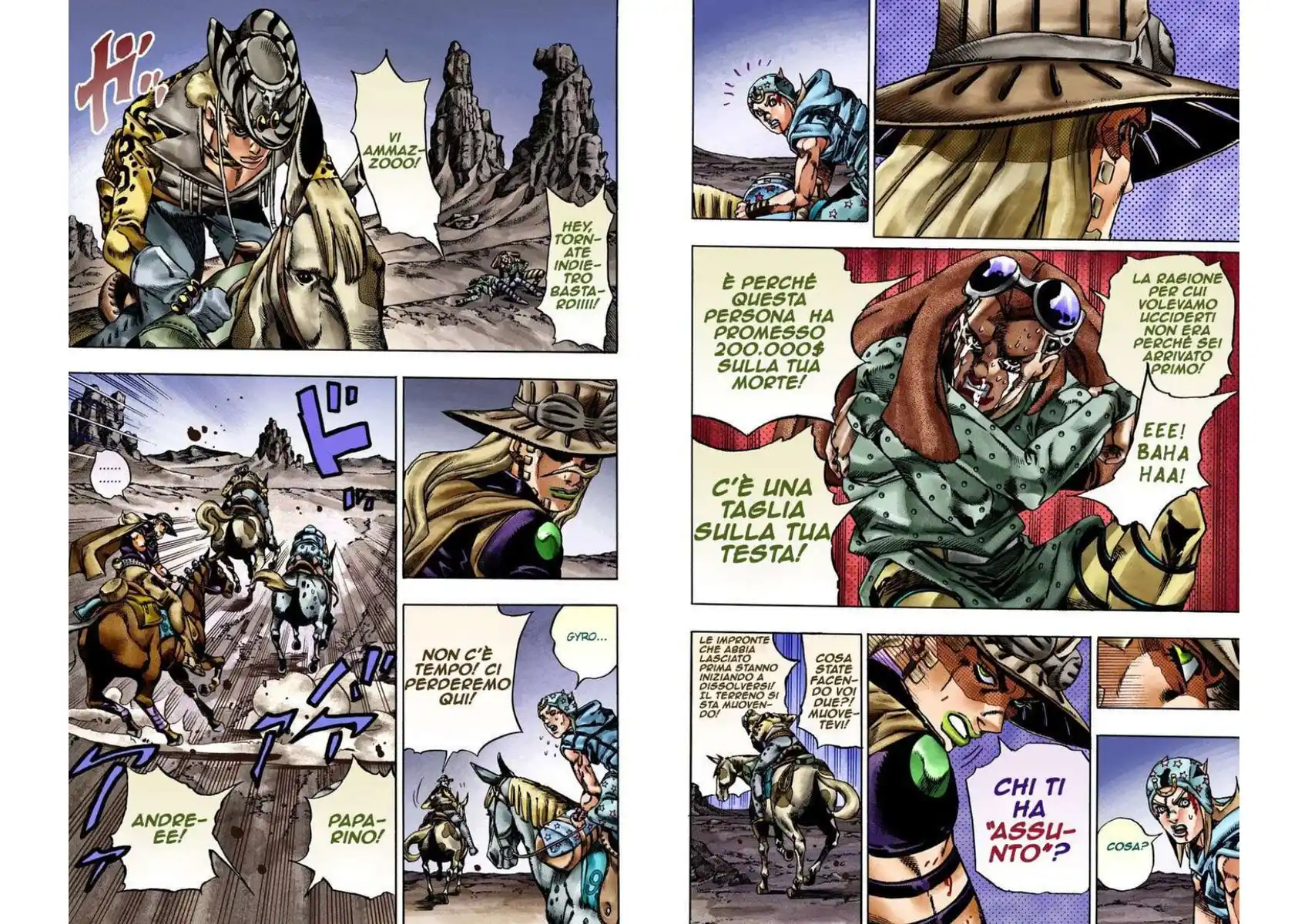 JoJo's Bizarre Adventure Part 7 - Steel Ball Run (Official Colored) Capitolo 20 page 6