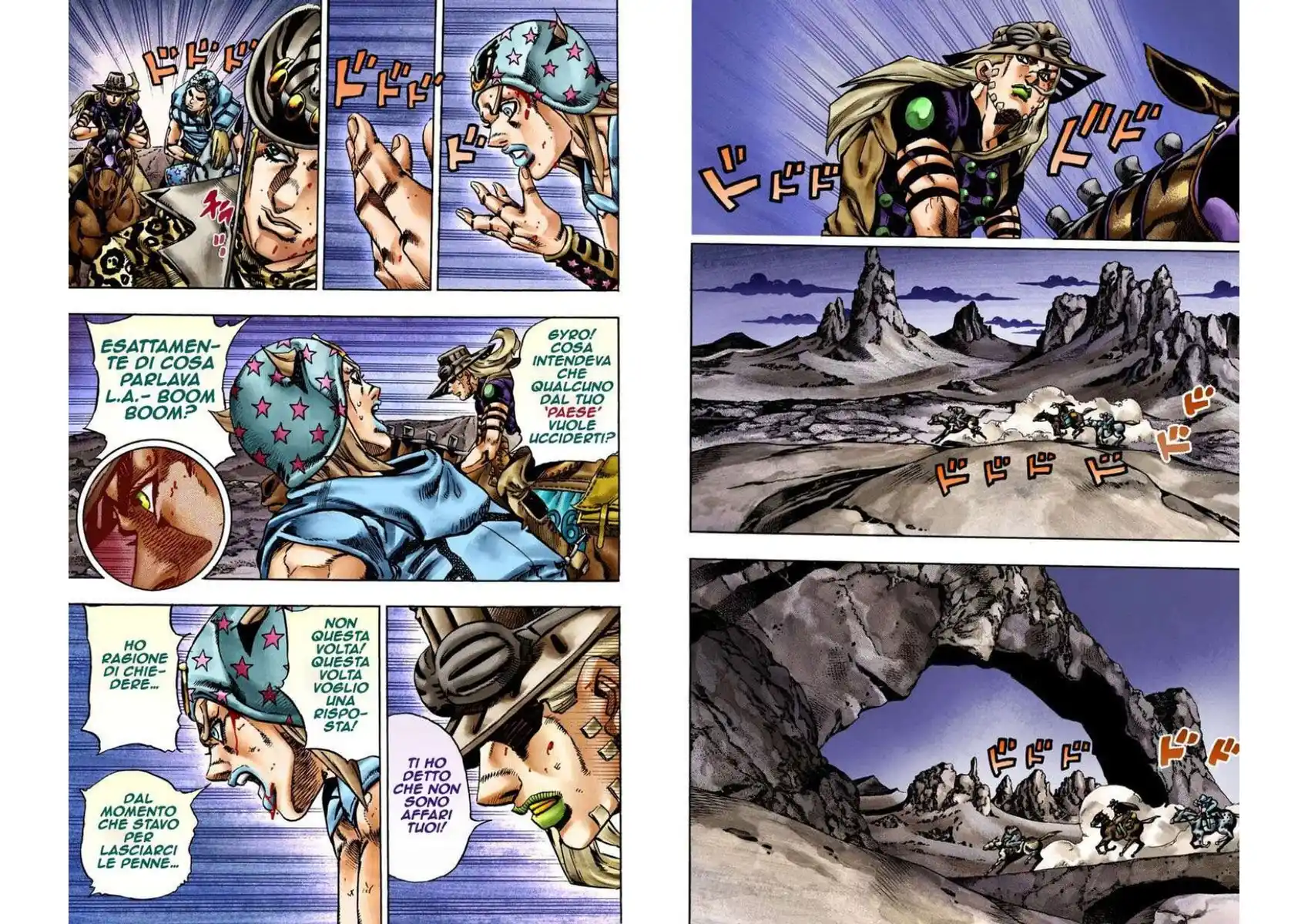 JoJo's Bizarre Adventure Part 7 - Steel Ball Run (Official Colored) Capitolo 20 page 7