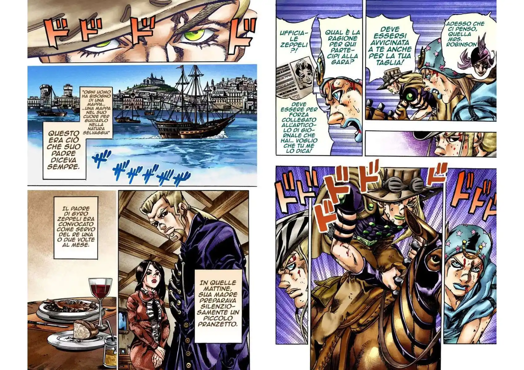 JoJo's Bizarre Adventure Part 7 - Steel Ball Run (Official Colored) Capitolo 20 page 8