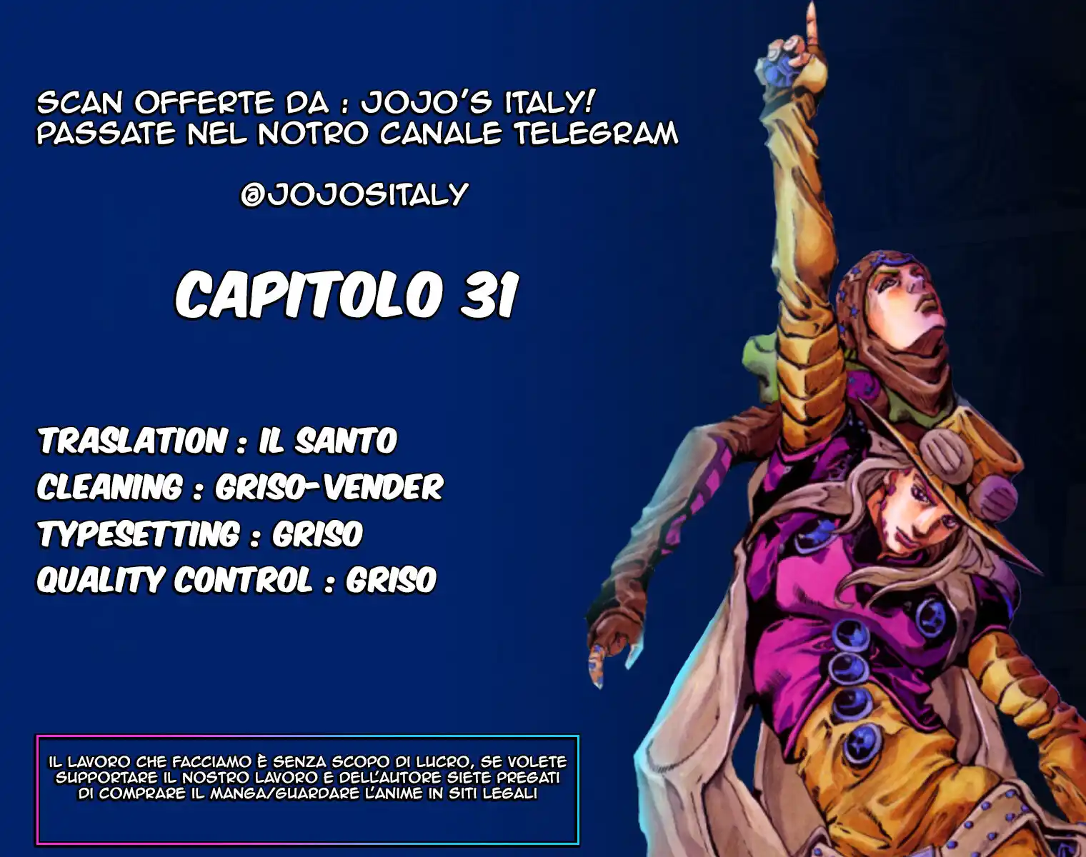 JoJo's Bizarre Adventure Part 7 - Steel Ball Run (Official Colored) Capitolo 31 page 1