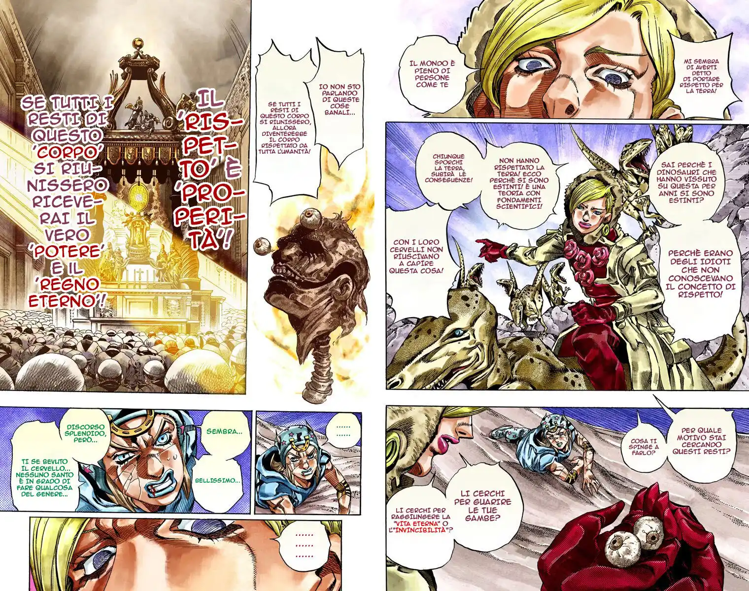 JoJo's Bizarre Adventure Part 7 - Steel Ball Run (Official Colored) Capitolo 31 page 11