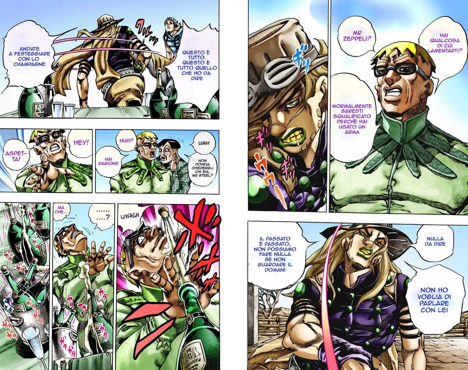 JoJo's Bizarre Adventure Part 7 - Steel Ball Run (Official Colored) Capitolo 12 page 11