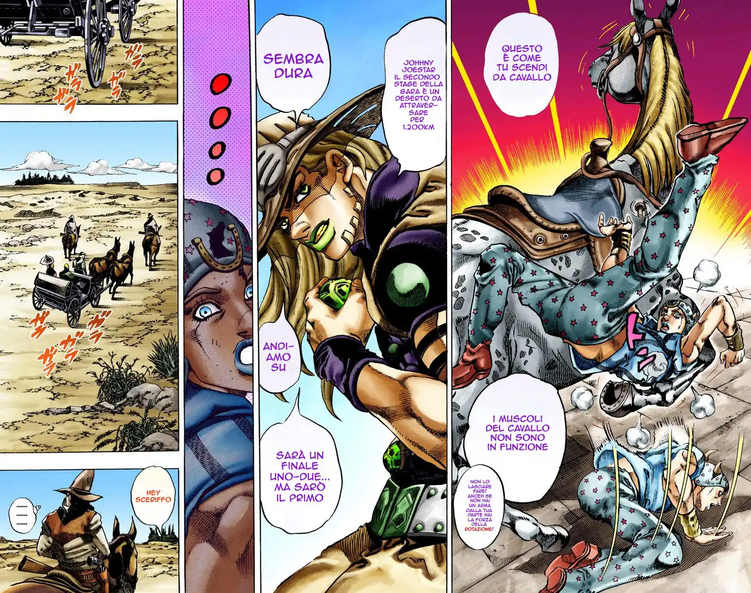 JoJo's Bizarre Adventure Part 7 - Steel Ball Run (Official Colored) Capitolo 12 page 15