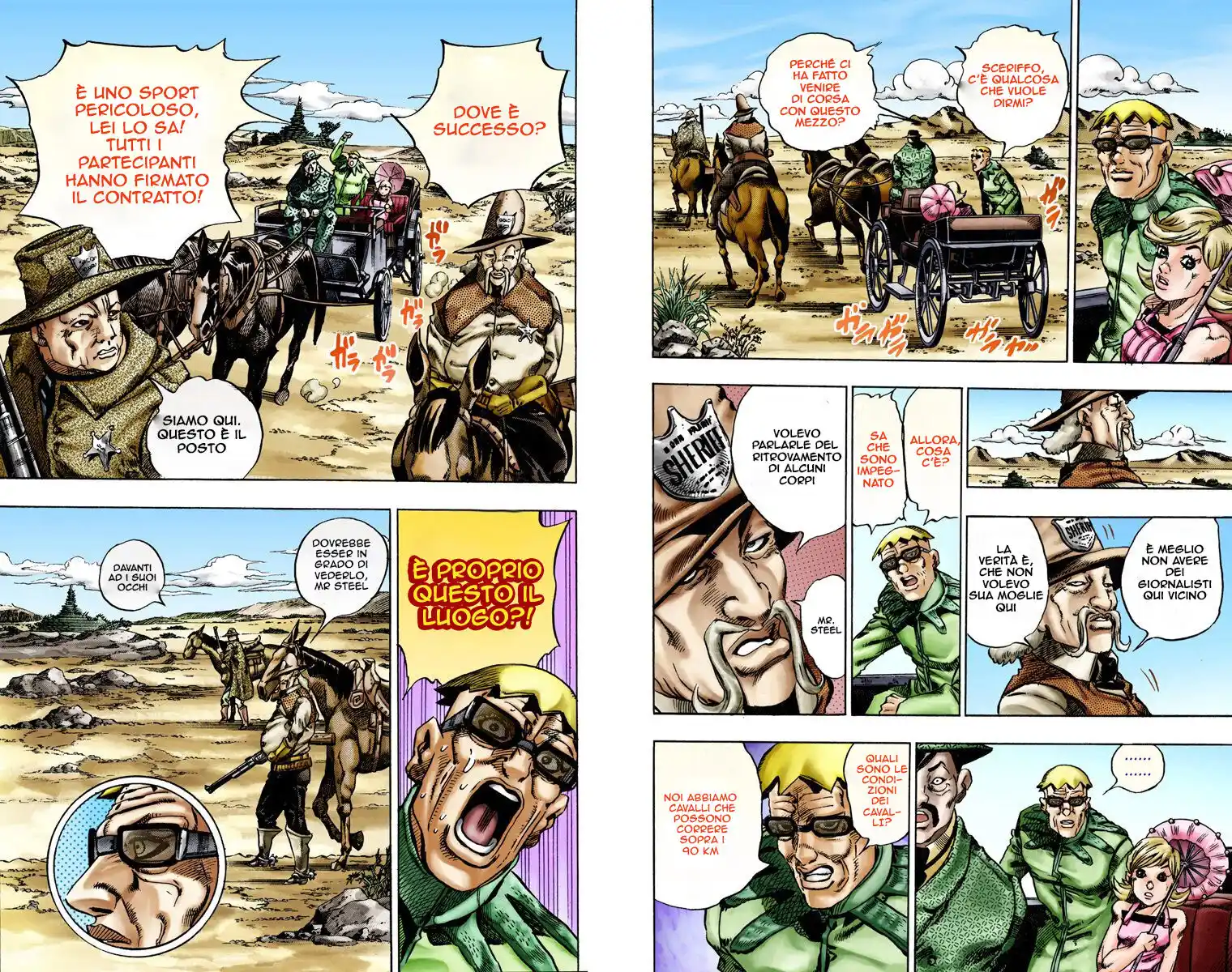 JoJo's Bizarre Adventure Part 7 - Steel Ball Run (Official Colored) Capitolo 12 page 16